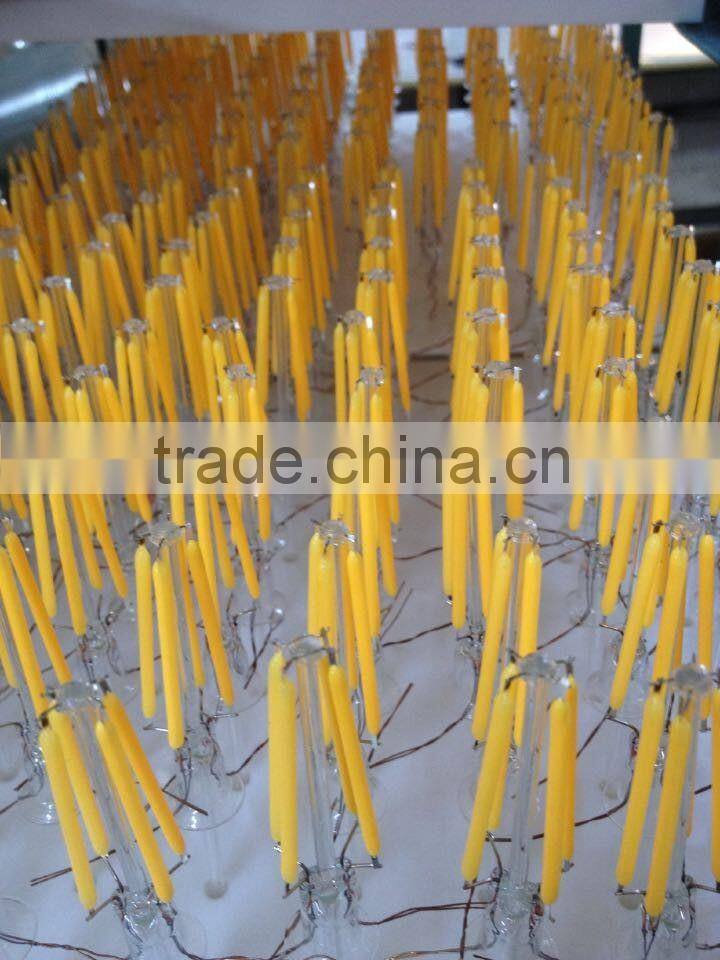 G125 led Filament bulb globe light half silvery chrome/mirror reflector 4watt 6w 8w e26/e27 b22 120v 230v