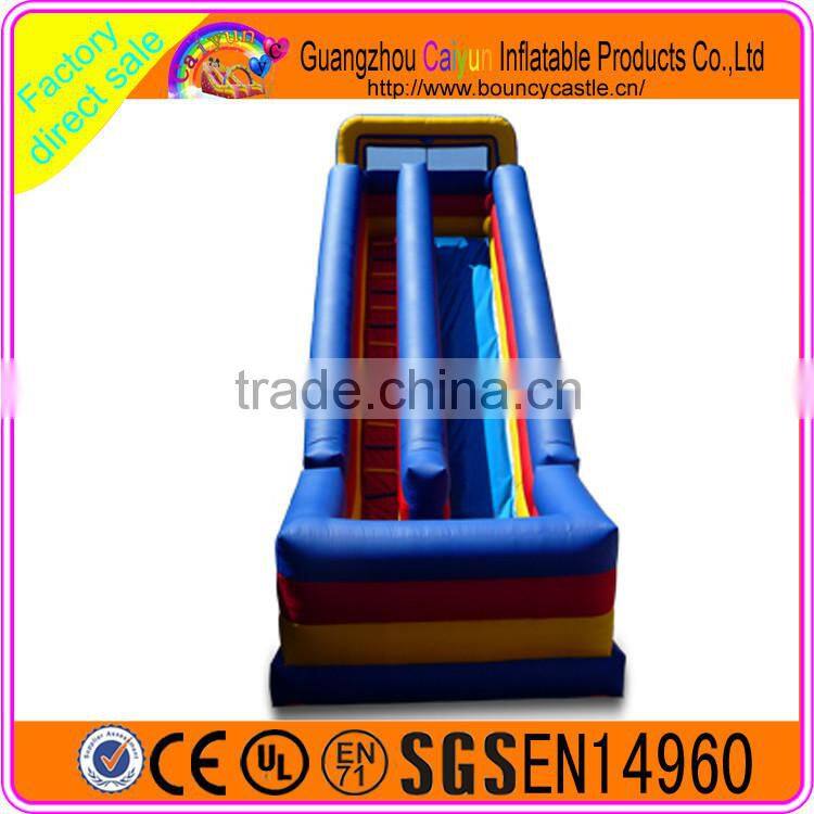 2 lane high quality inflatable water slide outdoor game