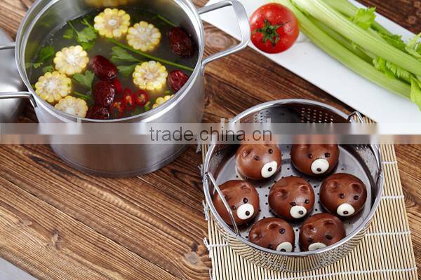 2 Tier steamer pots with combined lid