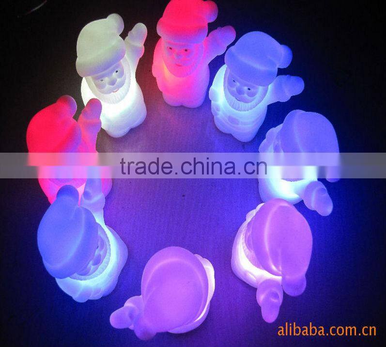 Merry christmas color LED christmas father,animated father christmas