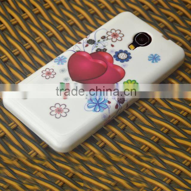 high quality print soft silicon tpu Case for M4 tel ss1060