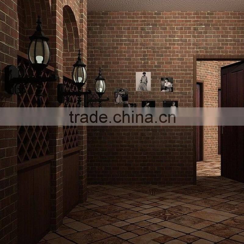 2016 new product brick 3d wallpaper for home decoration