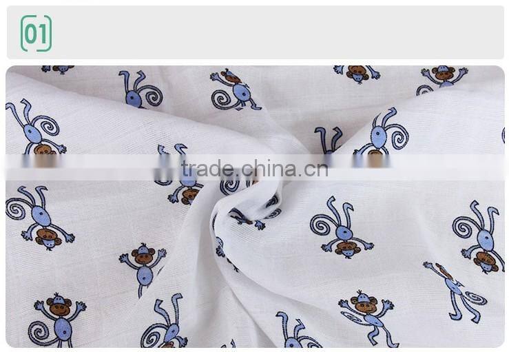 100% cotton muslin swaddle blanket baby
