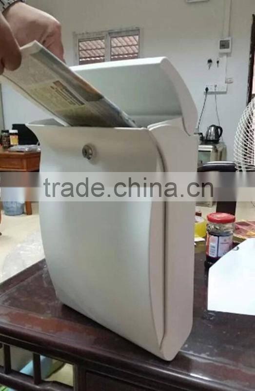 Foshan JHC-2001 Wall Mounted ABS Plastic Mailbox/Colurful Letterbox/Outside Lockable Postbox