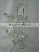 Bathroom 3 tier metal wire shower caddy
