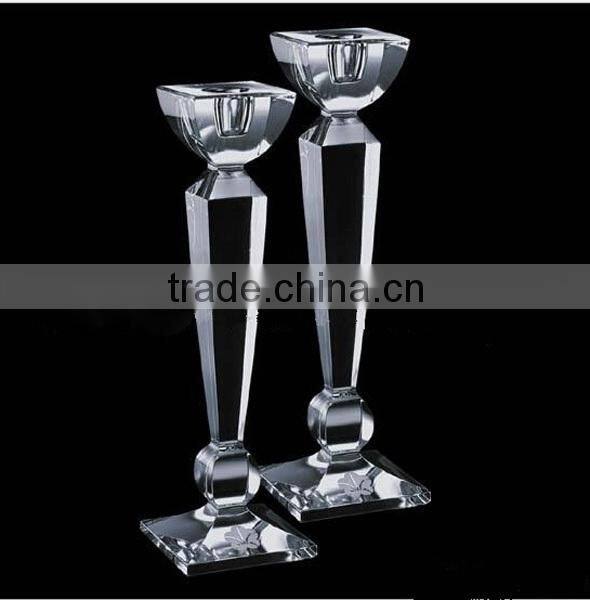 wholesale pillar crystal candle holder