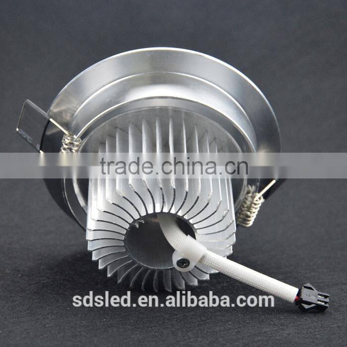 LED Ceiling light ceiling light high power silver aluminum led ceiling down light 9w LED ceiling light