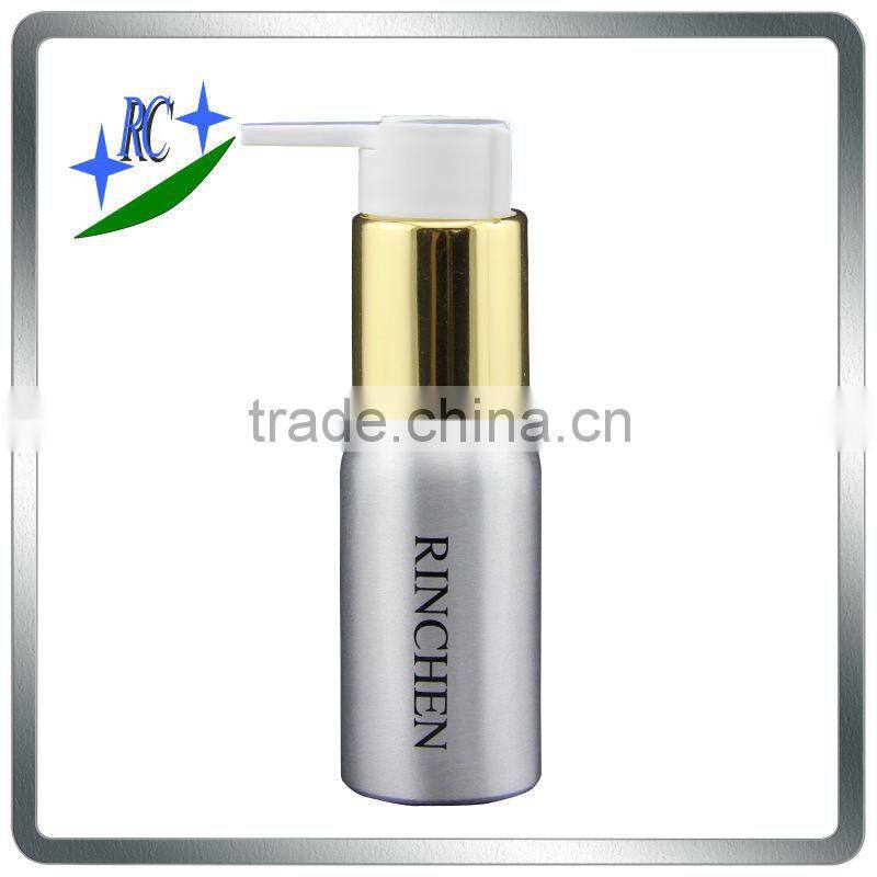 50ml silver aluminum bottle for shampoo