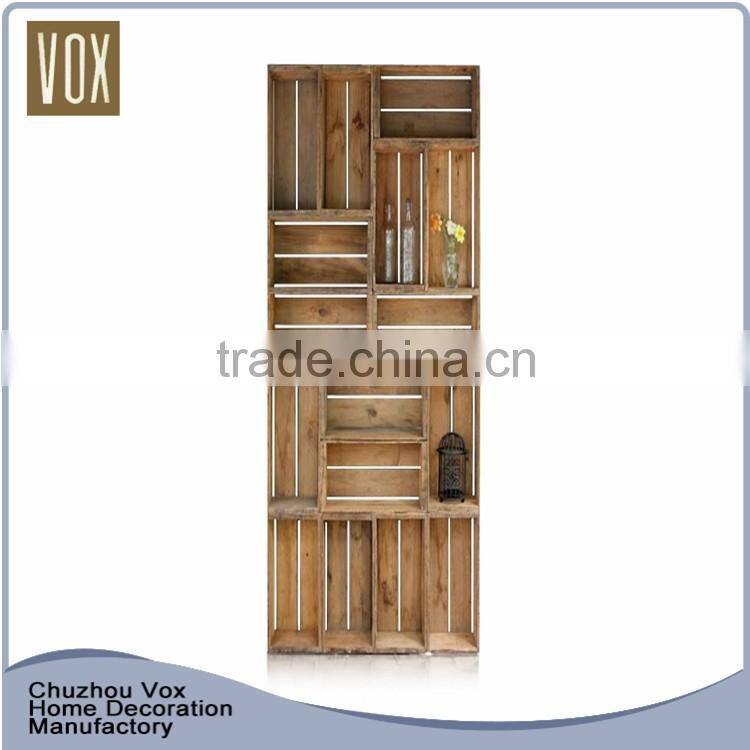 High Quality DIY Creative wooden bookshelf