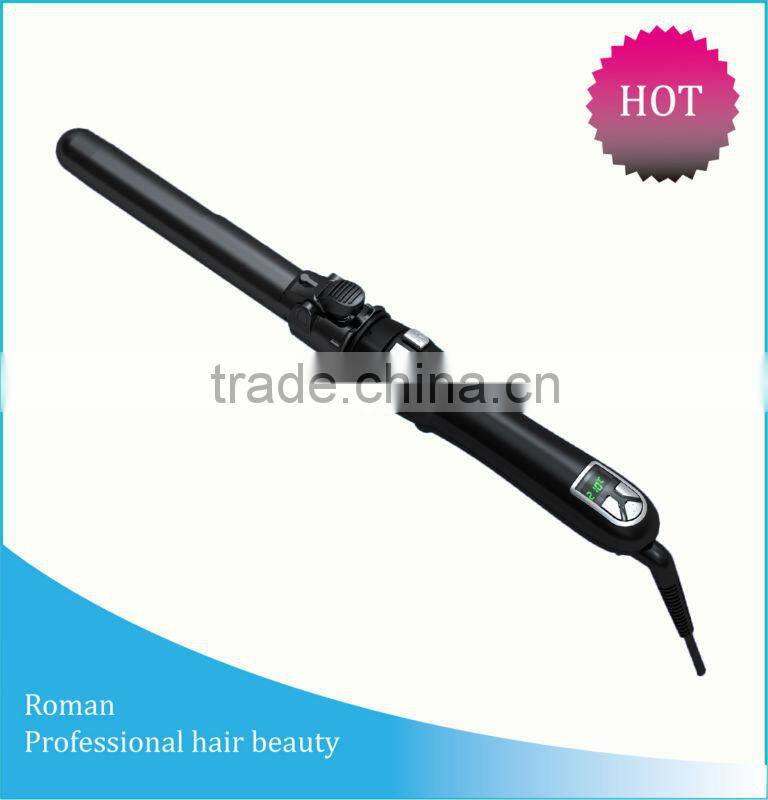 2 in 1 conical hair curling iron and har straightener RM-69