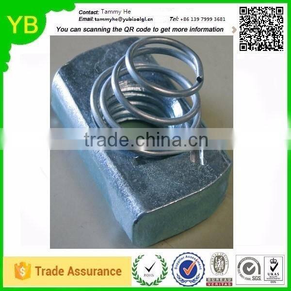 2016 Factory Manufacturing Dongguan Stainless Steel Spring Nut Made In China