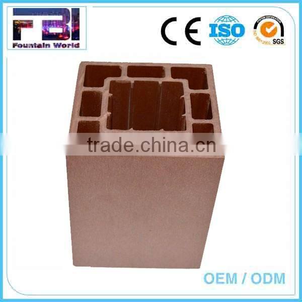 Long life WPC square tube