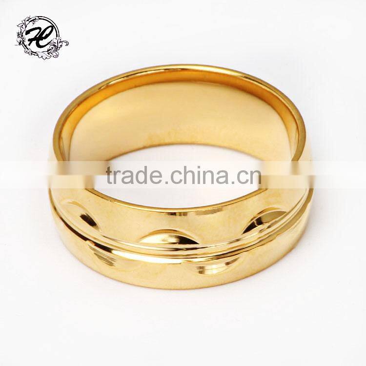 Fashion Jewelry Black Titanium Band 12mm Titanium Ring For Men