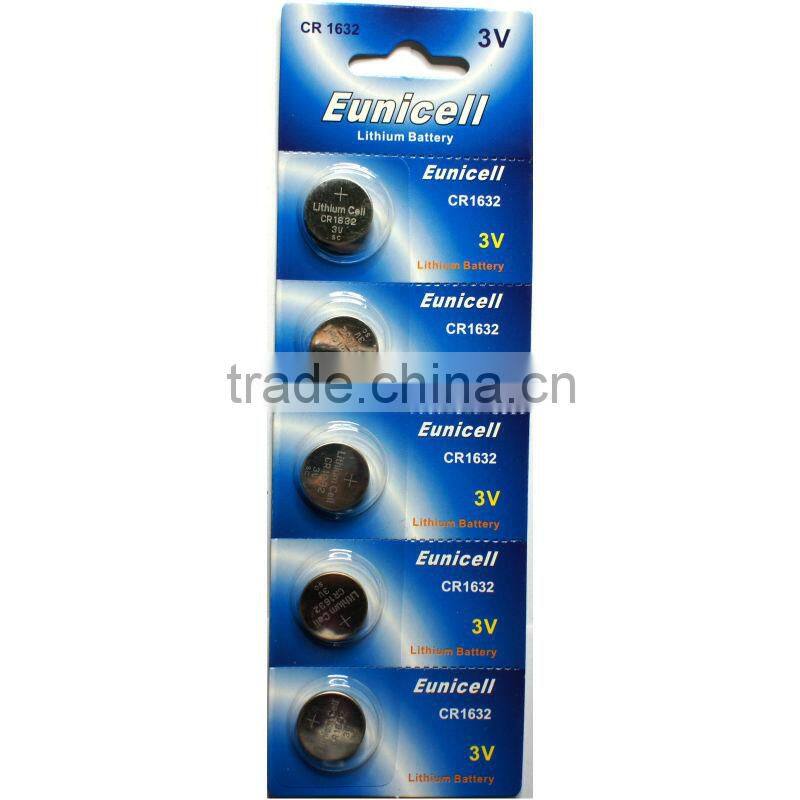 (Eunicell) CR1632 CR1632 micro coin cell battery with pins