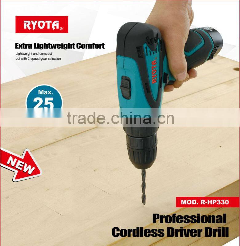 10.8V Cordless Driver Drill-Li-ion R-HP330 --New Model