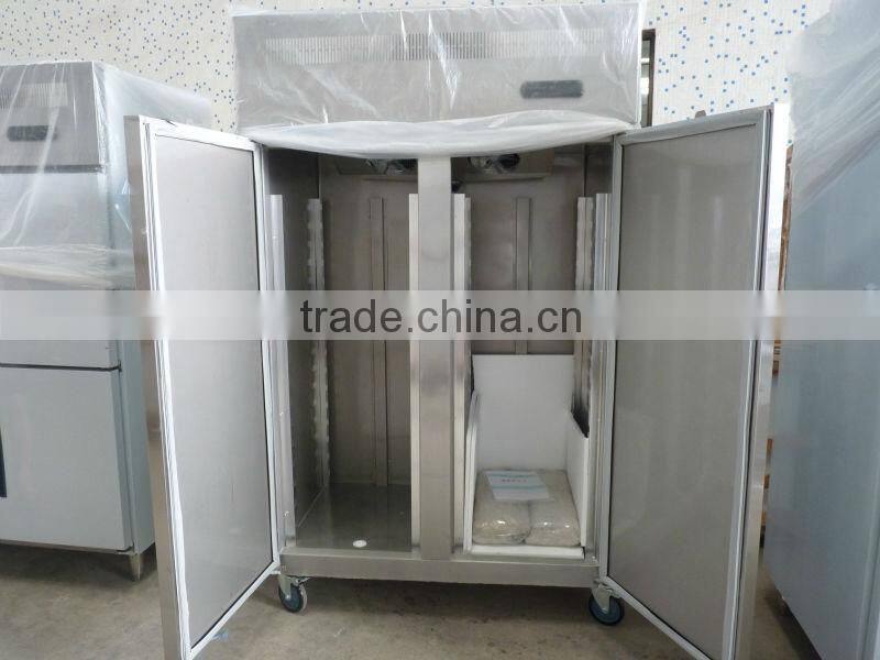 vertical deep freezer auto defrost for cake and pizza