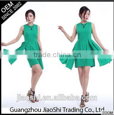 Printed traditional style ladies simple design fashion dress for lady