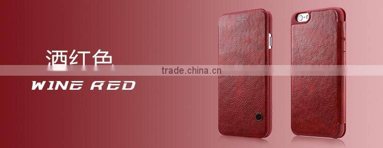 classy business style leather case for iphone 6 plus