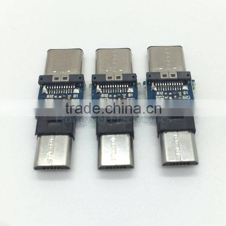 Customize Type C extension adapter type C male to Micro USB male