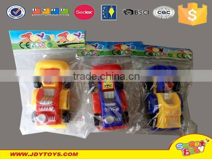 2016 kid toy new popular cute plastic pull back small car toy