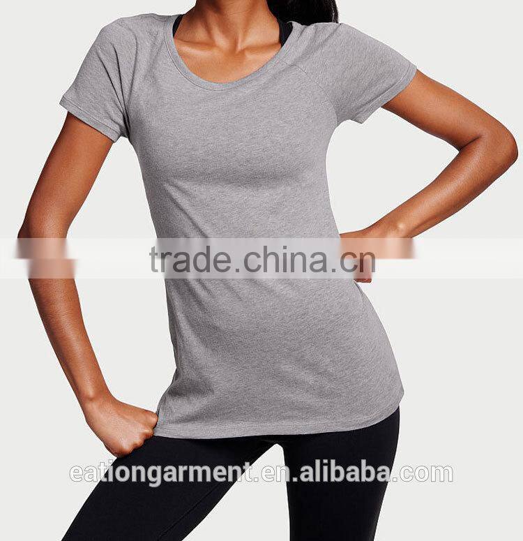 see through back tall t-shirts wholesale free samples made in China