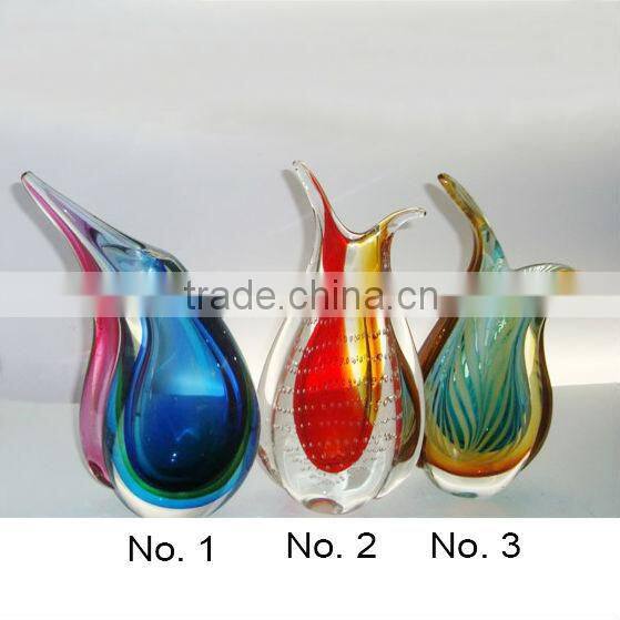 Multi color blown murano glass fish gifts & crafts