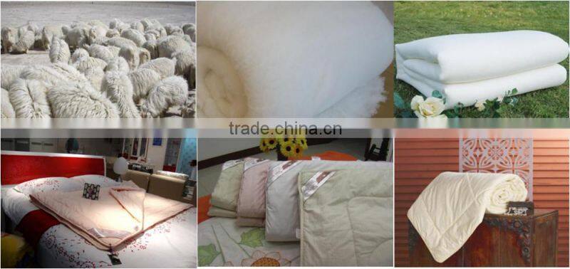 Anhui Home Textile Manufacturer OEM Patchwork Bed Sheet Wool Cashmere Quilt