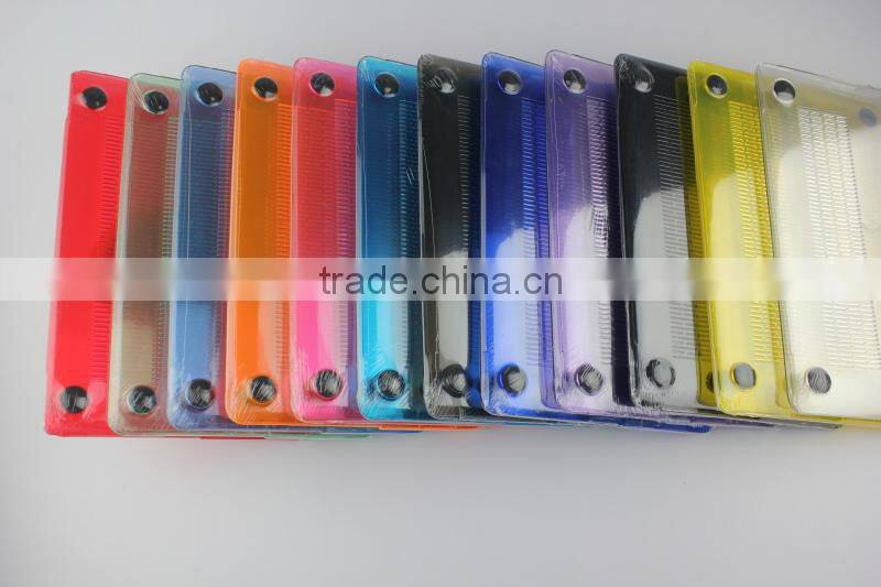 2015 Protective Laptop Hard Case for Macbook Air/Pro 11.6'' 13.3'' 15.4'' with free keyboard cover