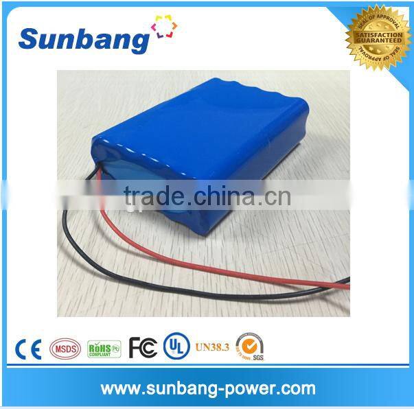 Factory supply 3S5P 12v 18650 rechargeable li-ion battry pack 12v 10ah battery