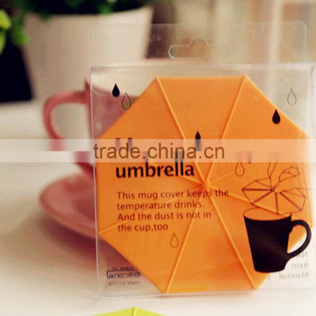 Promotional gifts umbrella shape silicone seal lid