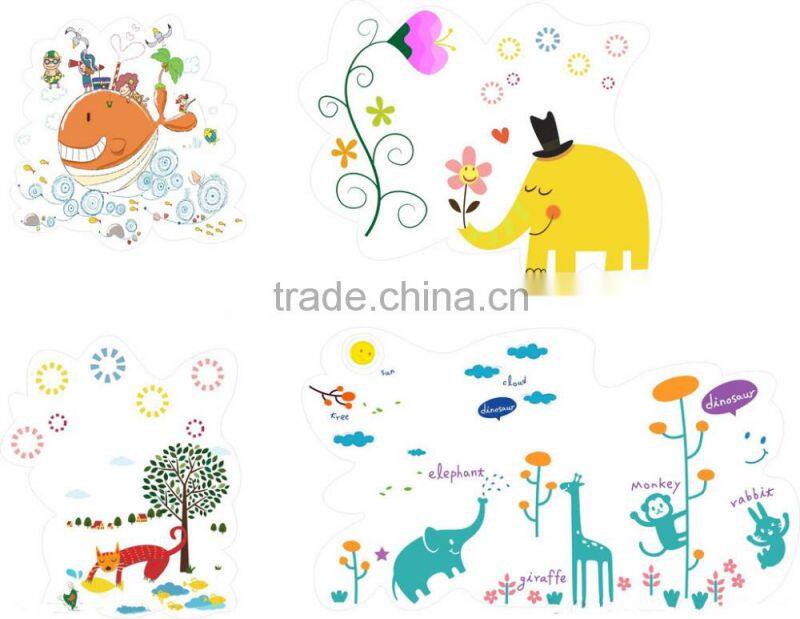 Hot sale fancy full color label printing cartoon sticker
