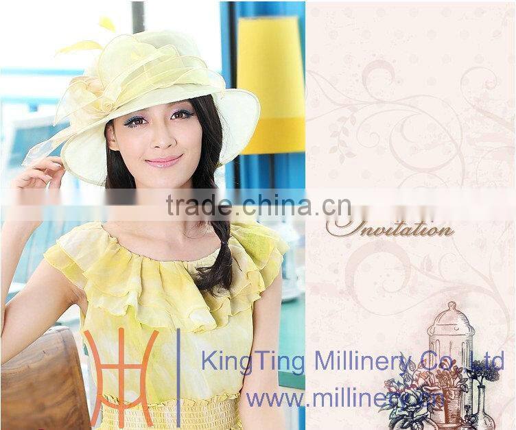 2014 Women Brand Organza Hat