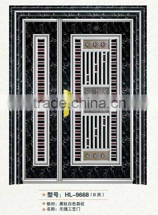 High Quanlity Cheap Turkey style stainless security steel door seamless door