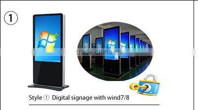 65 inch indoor touch screen digital signage ,lcd advertising TV
