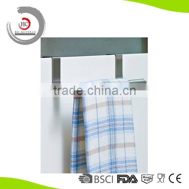 Stainless steel kitchen towel hanger multi-function door hook HC-SDH10