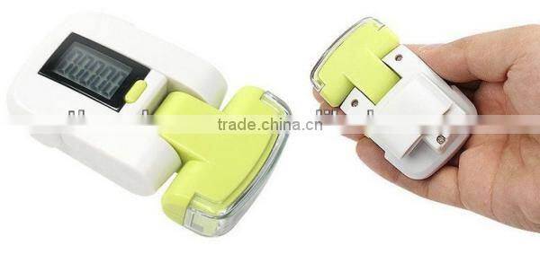 LCD Display Multifunctional Pedometer,digital led flashlight pedometer