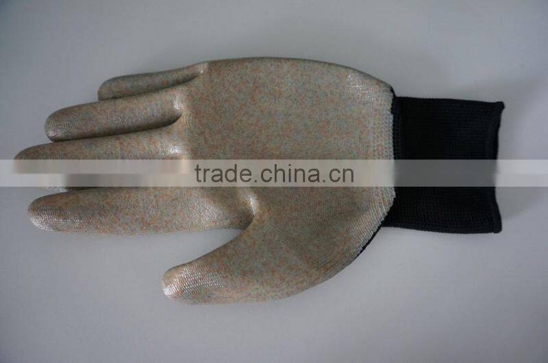 Guantes de trabajo With Nitrile Coated 13G Polyester Shell