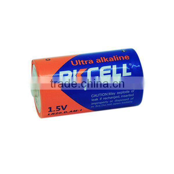LR20/D AM-1 1.5V Alkline Battery, pvc/ Alu jacket
