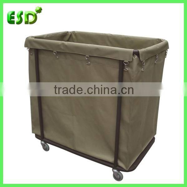 Washable Commercial Laundry Cart, Laundry Hamper Trolley