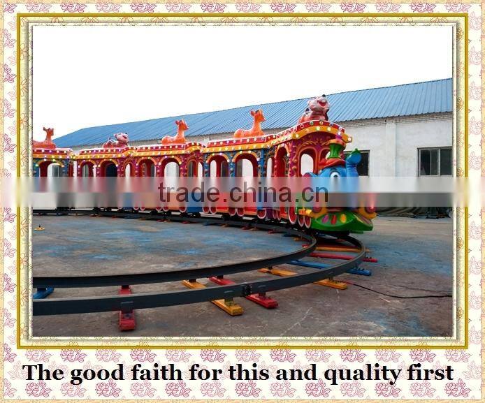 most attractive for kids elephant train track 14seats for sale