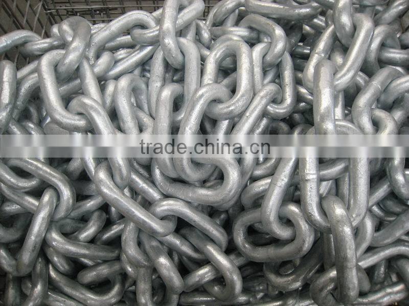 electric steel chain long chain with CCS certificate