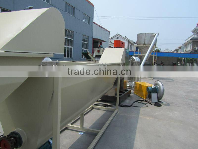 PET recycling drying washing plant