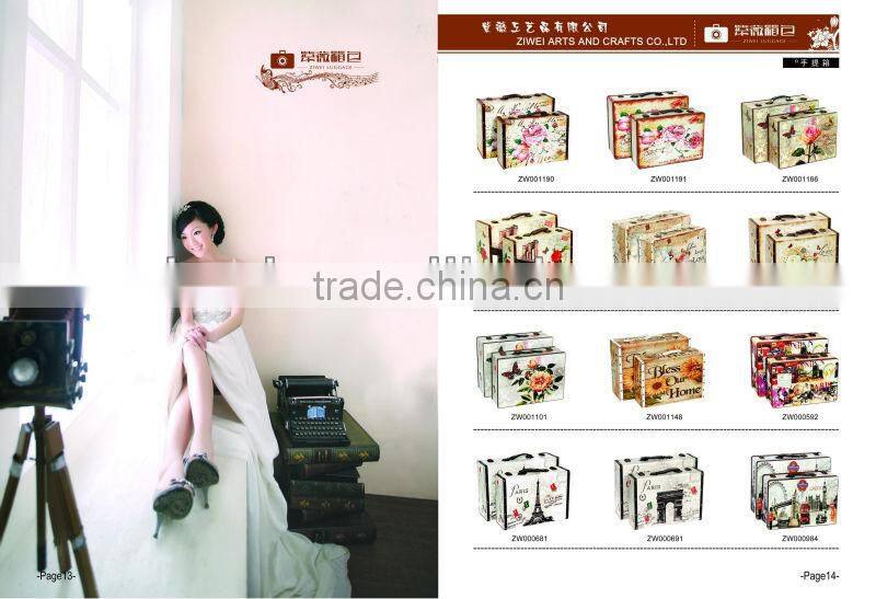 2014 new design MDF canvas box on stock catalog