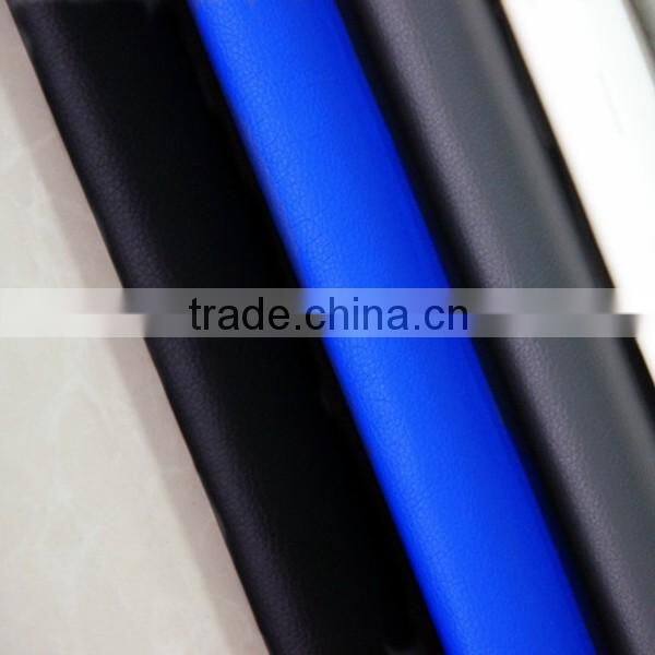 Embossed PVC office chair leather material same with real leather design, good use for sofa and chair cover