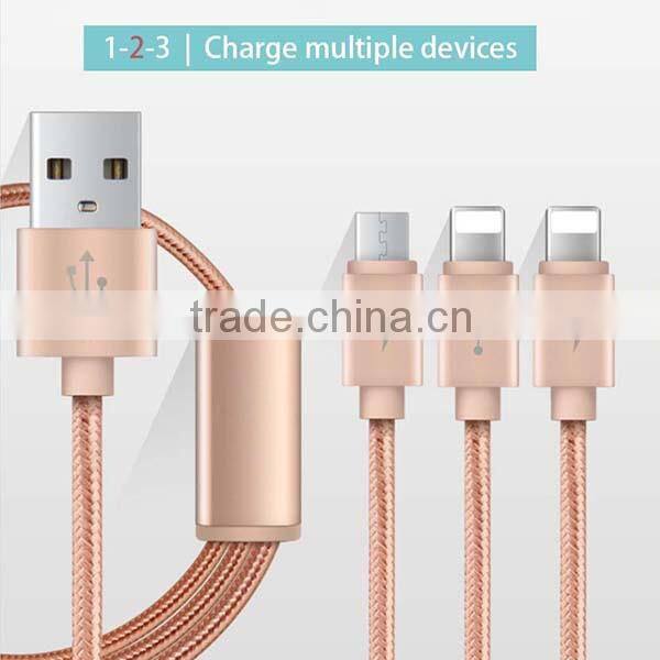 Hi-speed TPE/Nylon Braided USB cable USB 3.1 Type C Cable