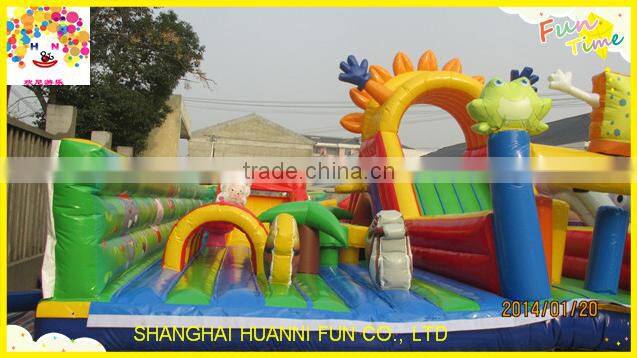 2015 customized inflatable castle manufacturer