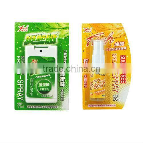 Energetic foods wheat cracker/ chips/mixed flavor liquid candy fresh spray VE-L064