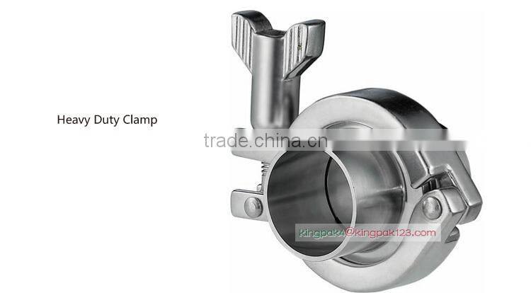 Stainless Steel Pipe Clamp Fittings Heavy Duty Clamp