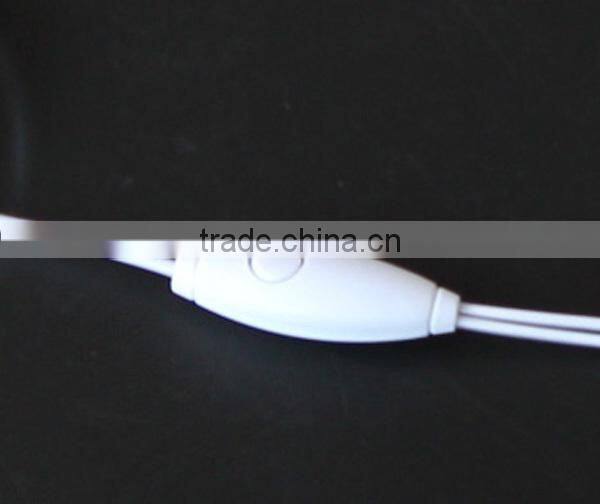 Transparent earphones with mic for mobile phone