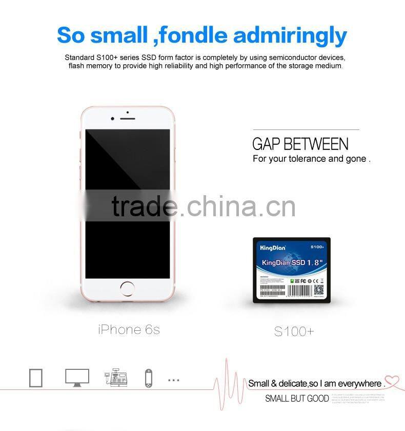 KingDian 2.5' SATAII 32GB Original Brand Solid State Drive SSD hard drive testing equipment (S100 32GB)